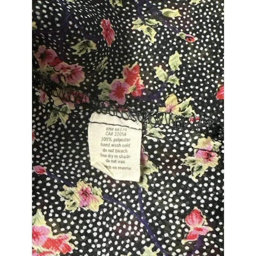 Pins and Needles Boho Multicolor Floral Tunic Babydoll Top Size XS - Picture 10 of 16